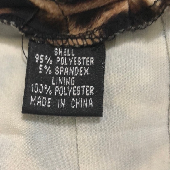 🌹Adrianna Papell Animal Print cocktail dress Sz 8 - Picture 8 of 8